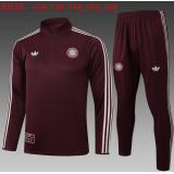 Chándal Bayern Munich 2025/26 ( Dark Red Half Zipper) - NIÑOS